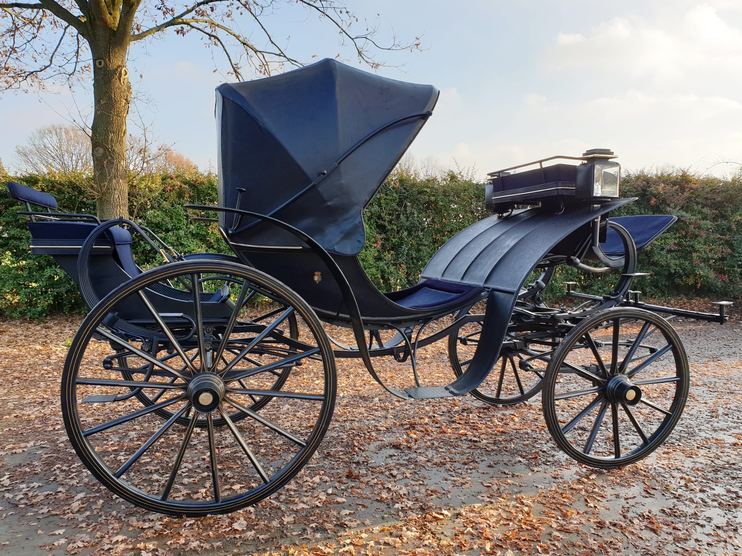 Rijtuigen op Kasteel de Haar