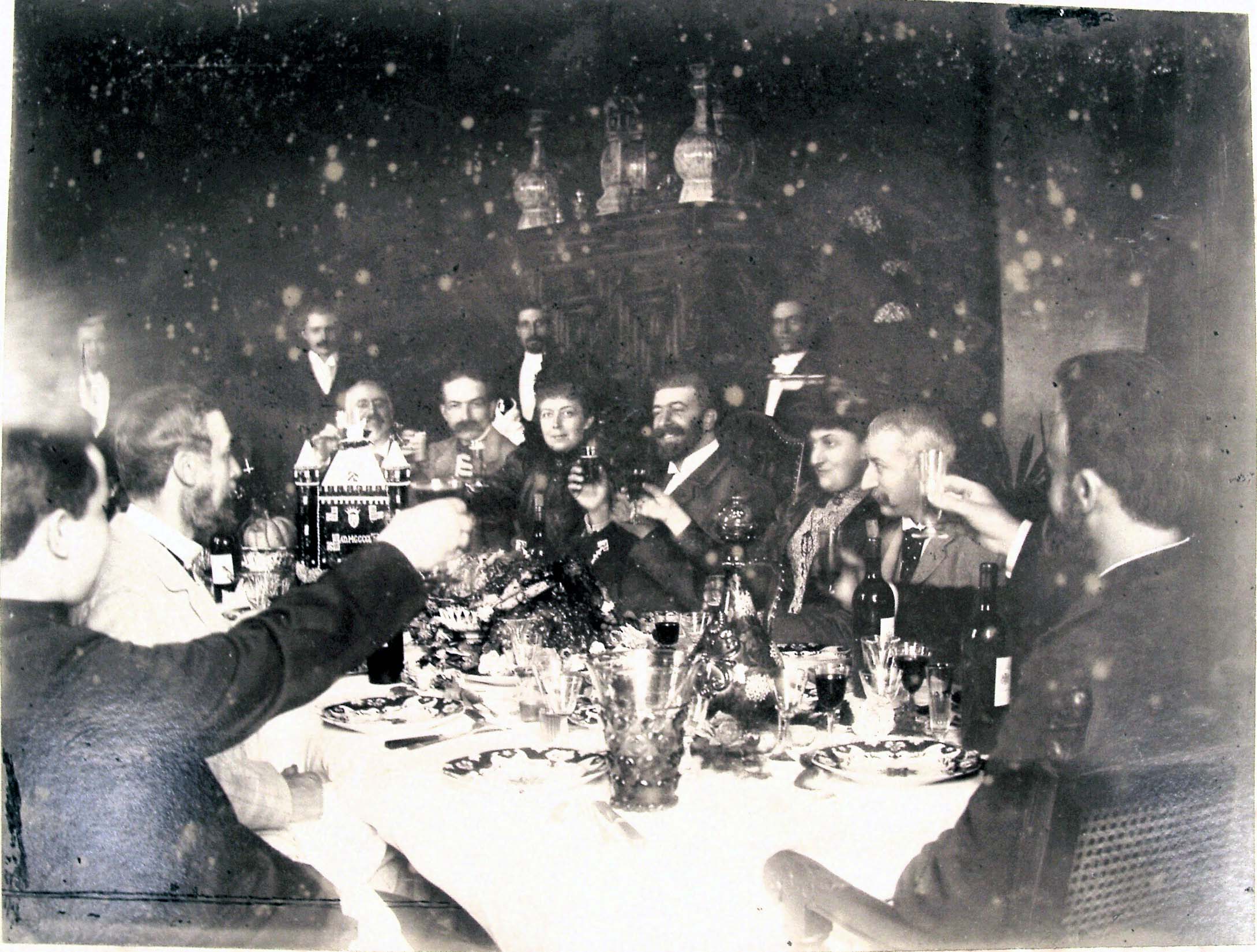 Eerste lunch kasteel 1893